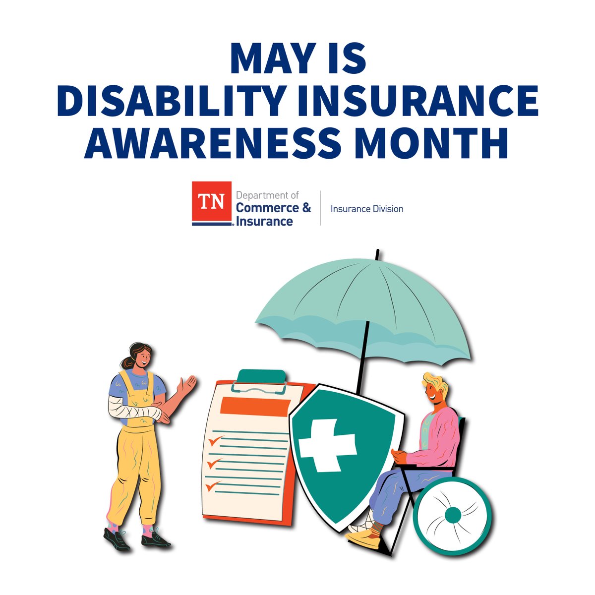 wcpltn's tweet photo. RT @TNCommerceInsur: During Disability Insurance Awareness month, we’re reminding Tennessee consumers to consider how disability insurance can protect their incomes in the event of illness or injury.
#DIAM22 Read: https://t.co/IOYv8kPQki https://t.co/TsyOaZQabY