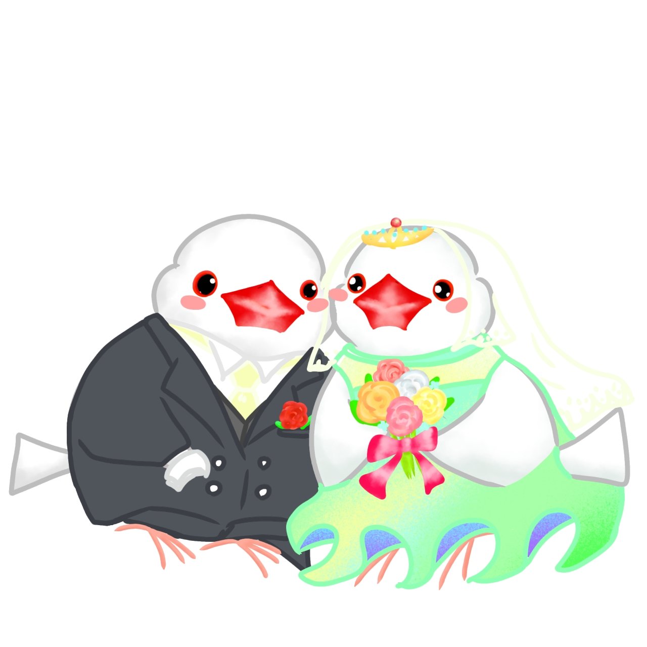 Lily Bird ちまちま ティアラの色も迷ったり イラスト オリジナルイラスト 途中経過 絵描きの輪 絵描き 人 芸術の輪 T Co Lymimlzst0 Twitter