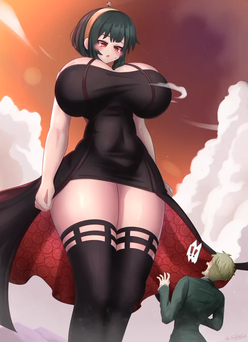 巨大娘 ヨル⁉️🗯️- その2
#SPYxFamily 
#スパイファミリー 
#ヨル・ブライア 