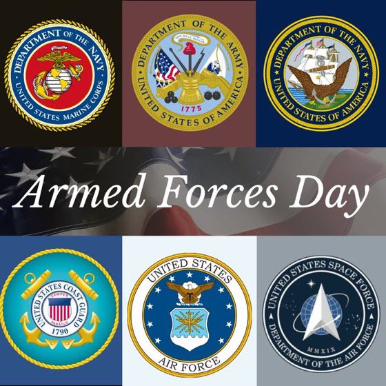 Thank you to the brave men and women of the US Armed Forces who are currently serving, as well as those who have served and sacrificed to defend our freedom. #NationalArmedForcesDay