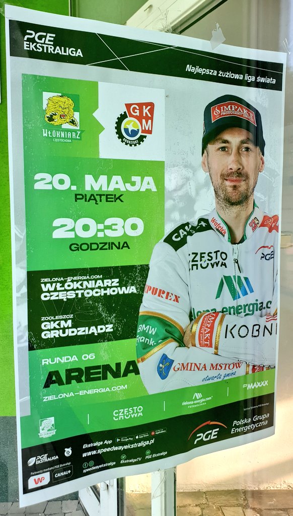 Leon Madsen scorede fredag aften i Czestochowa max. 15 point i en PGE EKSTRALIGA match mod Grudziadz og satte samtidig ny banerekord på hjemmebanen. Også Leon Madsen's holdkammerat Jonas Jeppesen kørte godt ligesom Jan Jakobsen. Nicki Pedersen er desværre skadet
Foto: SPORTXPRESS