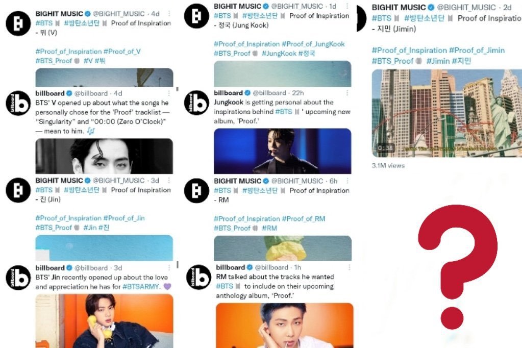 chesss__x's tweet photo. Hello @starrbowenbank, @hannah__dailey @billboard 

We've noticed Jimin's #Proof_of_Jimin teaser for BTS album has been the only one without an article from Billboard so far and we'd like to know why.

We request for the article to be published as fans are looking forward to it https://t.co/vxaBVe34Vp