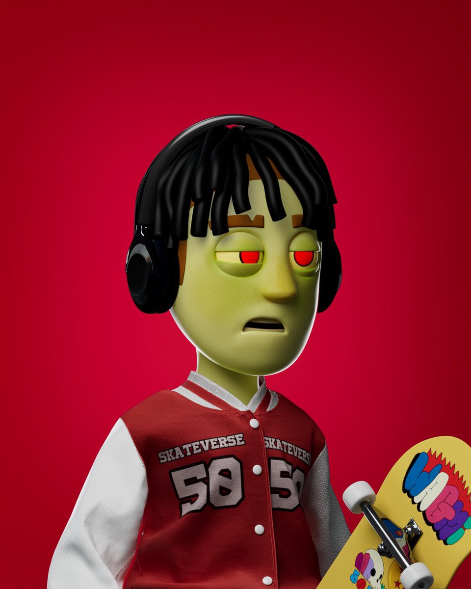 Looks like BOY come from another multiverse, can you guess which multiverse he come from? Is he from Namek multiverse? 👀

#5050Skateverse #NFT #NFTCommunity