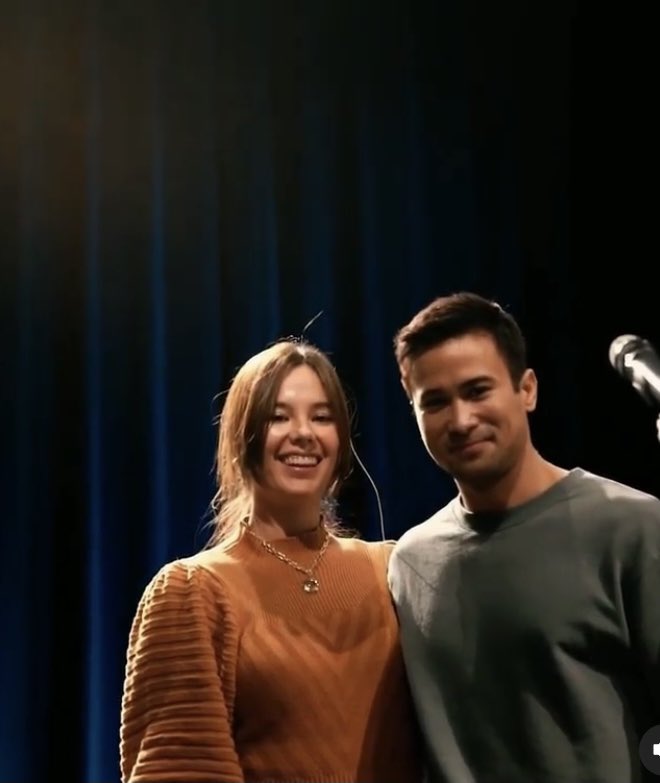 Manaygiesam's tweet photo. #Repost - Catriona Gray and Sam Milby (#CatSam) at their rehearsal for the #OneMagicalNight concert in Vancouver, Canada (cto) https://t.co/XY5hqA6U3P