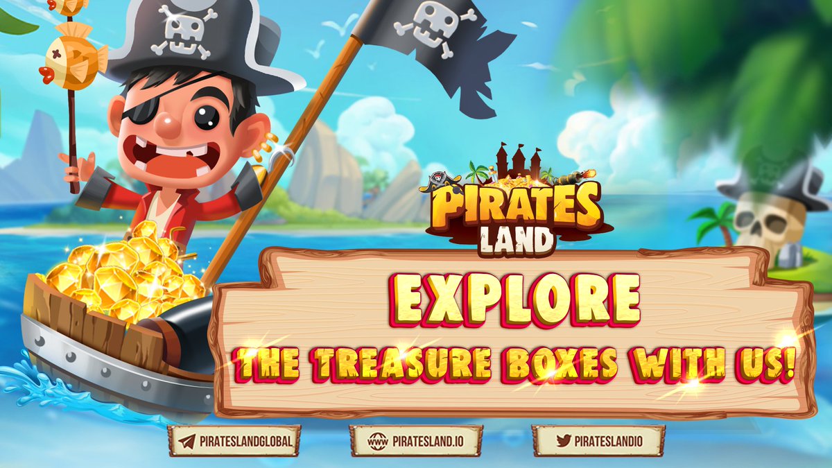 🛎️EXPLORE THE TREASURE BOXES WITH US!🛎️

🎁 100 NFT boxes for 100 winners 
⏰ From May 20th to May 30th
📌 How to join:
🔸Step 1: Join telegram bot: t.me/pirateslandeve…
🔸Step 2: Complete all tasks.
️⛳ Join us now!

#Piratesland #Treasureverse # PLT #event