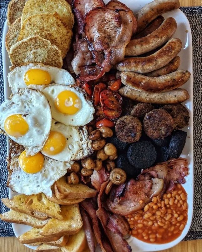 When you tell your nan that you haven’t had any breakfast.