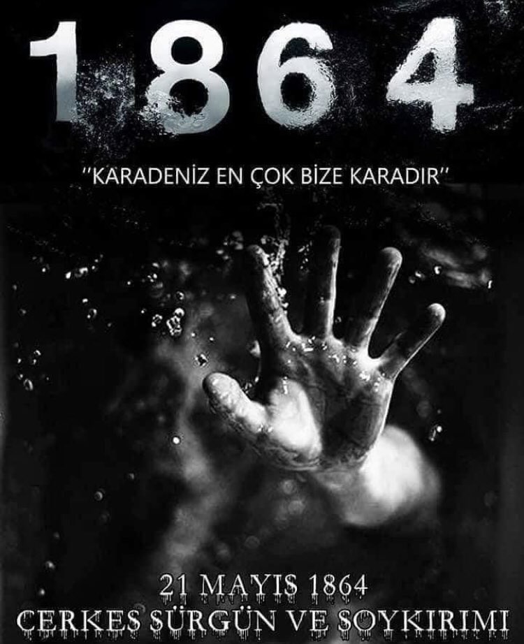 O deniz en çok bize karadır.. #21Mayıs1864 #BununAdıSoykırım
