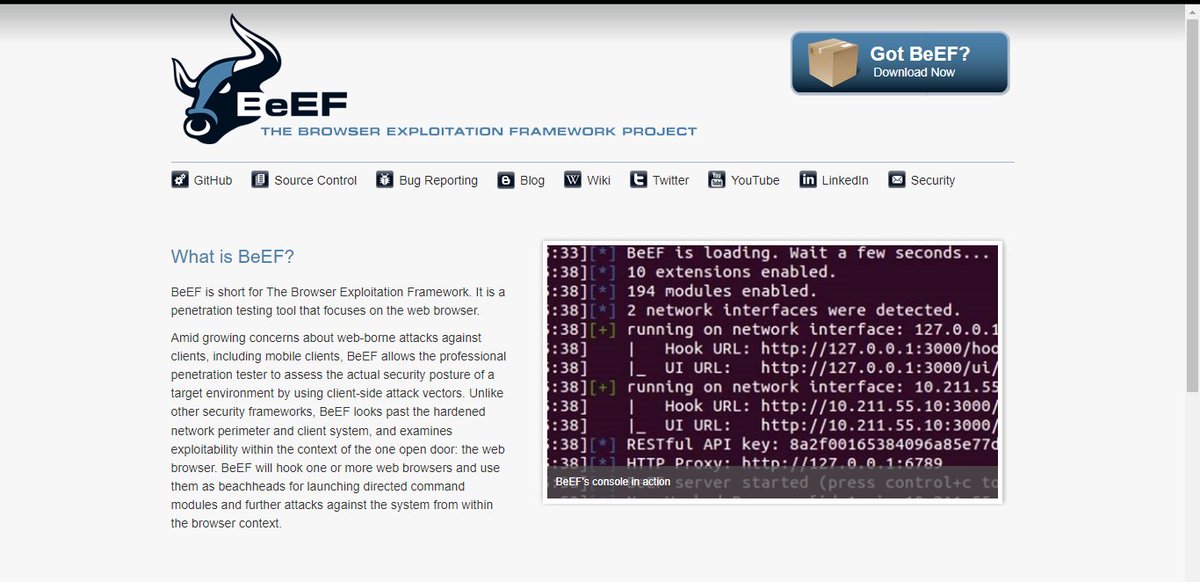 KagasiJavan's tweet image. BeEF a website testing open source project is designed to hook a targetted browser and capture all browser information while collecting crucial passwords and personal info... BE ON THE LOOKOUT
#CyberSecurity #webvulnerabilities #Pentesting