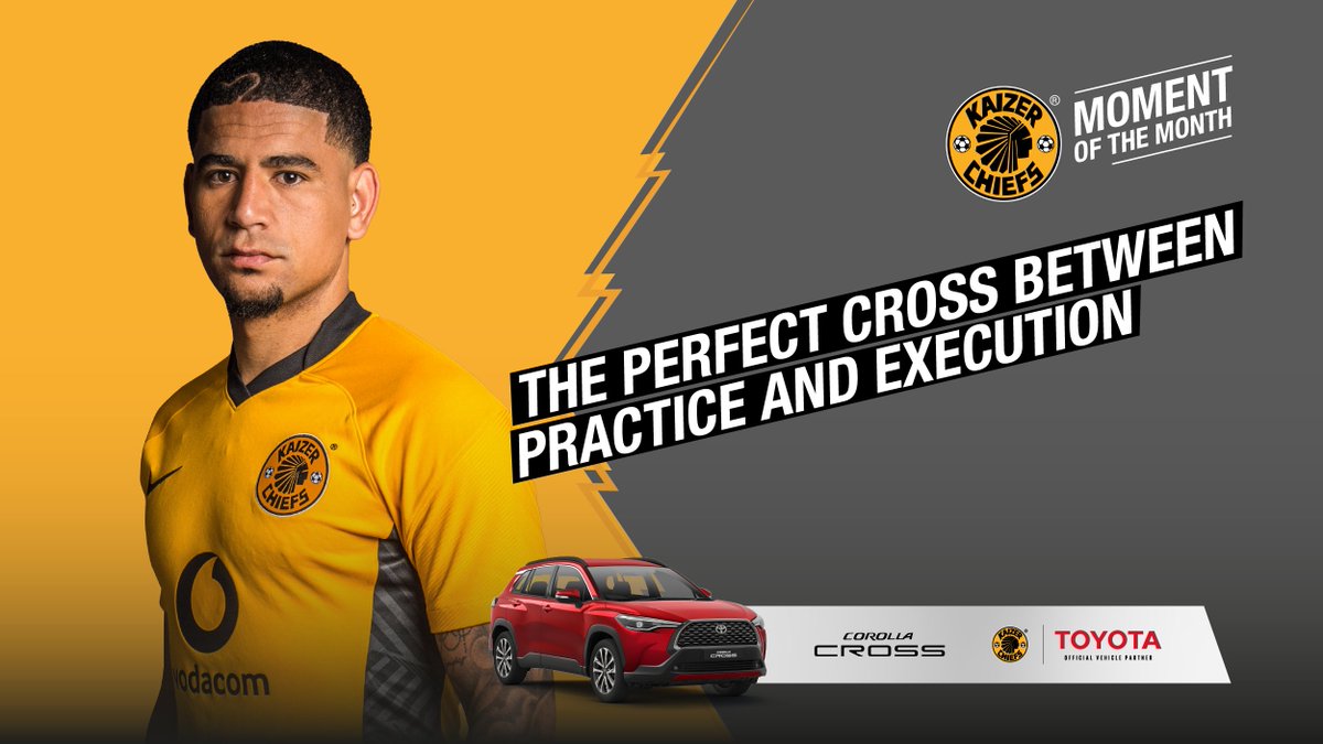 ToyotaSA's tweet photo. The votes are in! Keagan Dolly’s fantastic free kick is your #MomentOfTheMonth for April. Stay tuned to find out which lucky fan is the winner of awesome @kaizerchiefs merch.

#KaizerChiefs #PerfectCross #KCToyota https://t.co/txAwzCvyl0