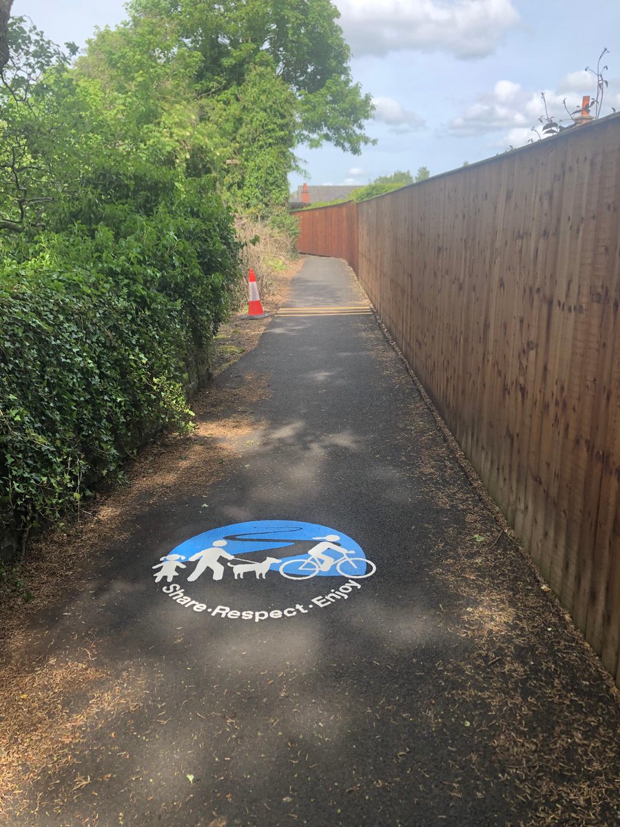 PKCTrust's tweet photo. We love this new Share with Care signage @SustransScot put on the NCN 77 at Almondbank in #Perth!❤️
We upgraded this route as part of #RiverTayWay & must say these chaps have done an excellent job of the #signage + strips!😎
https://t.co/EOHTirGr4k
@Sustrans @CyclingScotland https://t.co/QBDW2LrmAB