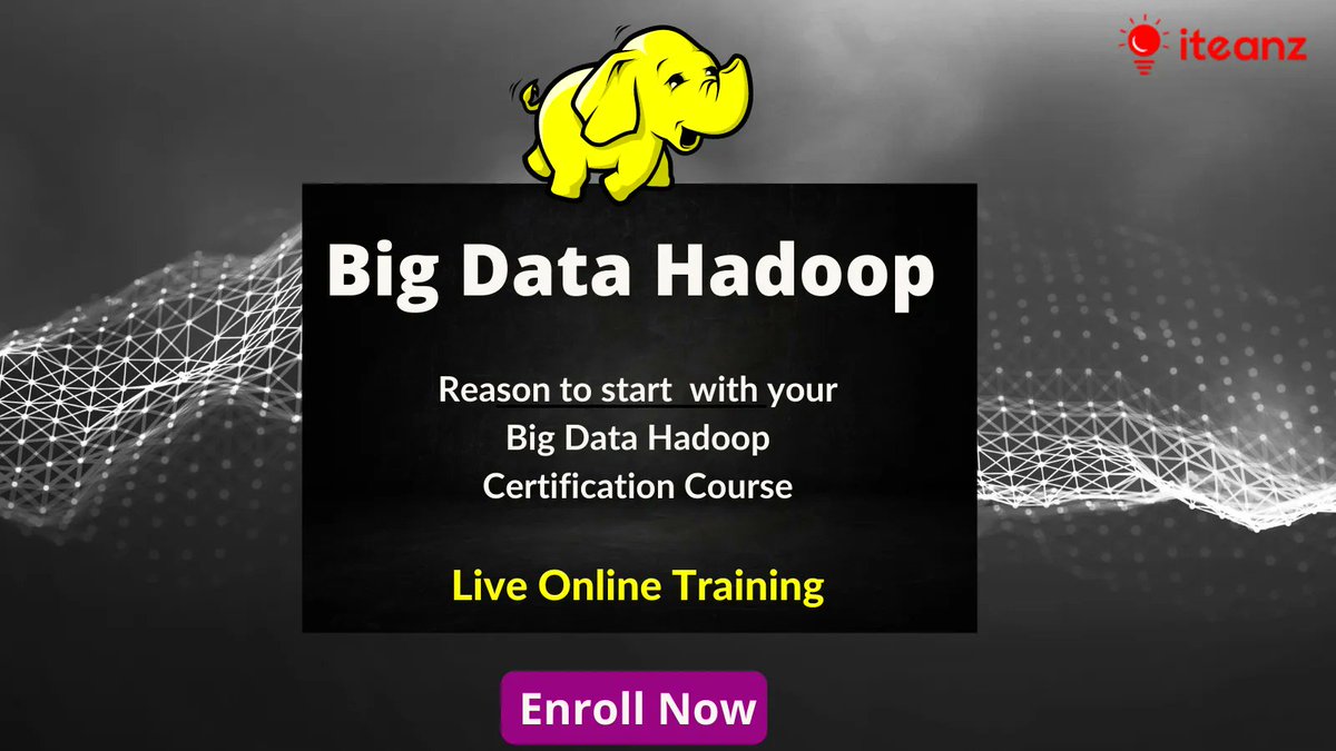 iteanzglobal's tweet image. 👉Are you Looking for the best Big data and Hadoop Training?⠀
⠀
⭐️Let's get started and learn from the experts!⠀
⠀
💻Live Online Training⠀
⠀
Call Us Now +918046810331⠀
⠀
buff.ly/3j7HJRF⠀
⠀
#iteanz #bigdataandhadoop #python #ml #datascience #vr #ar #virtualrea
