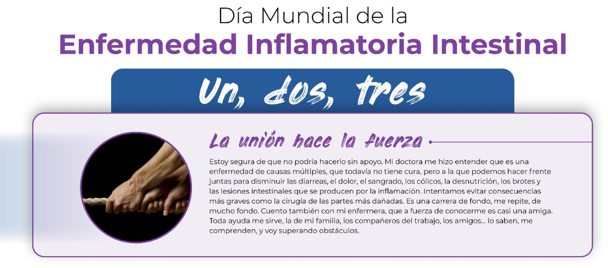 CSL_spain's tweet photo. 💪La unión hace la fuerza.

⚕️Acompáñanos a través de este microrrelato que cuenta cómo se convive con #EII 

Descúbrelo durante los próximos días👇 #DíaMundialDeLaEII

📚3/6 https://t.co/u8ZQZwc2I6