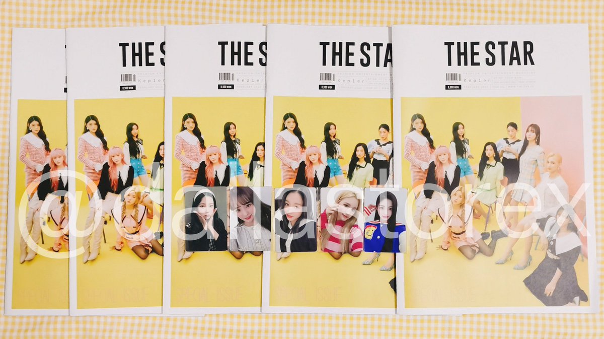 dallastorex's tweet photo. (✨) The Star  -​ February​ 2022​

💰 320 บาท
🎁 นิตยสาร​+การ์ด(เลือกเมมเบอร์)​
📮 ค่าส่ง 50/70
✉️ สั่งทาง DM

#ทัลลาพร้อมส่ง #ตลาดนัดKep1er https://t.co/djZjRqVWvg