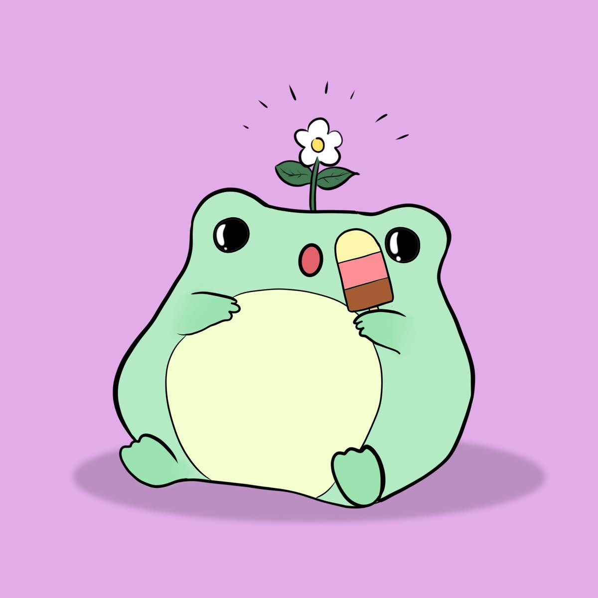 GM FAM ✨✨SOLD✨✨

Frog #149 finally has found his owner💜🌟

Congratulations my love🥳
Thank you so so much for your support 🥰
<a href="/ahauntmess/">Duhsk</a> 
 
Welcome to our froggy family 😍

Grab them by your mood 🚀🚀
opensea.io/collection/art…

#NFTCommuntiy #NFTSold