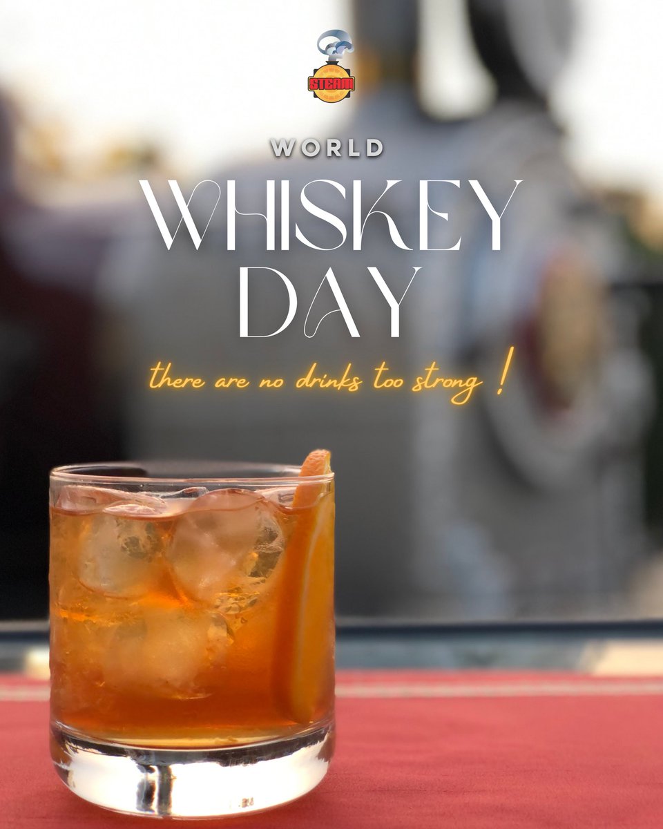 SteamRambagh's tweet photo. World whiskey Day 🥃 

The table is set to serve you our signature drinks  crafted specially for you. 
#steamrambaghpalace #WorldWhiskyDay #whiskey https://t.co/lKNN3jewS2