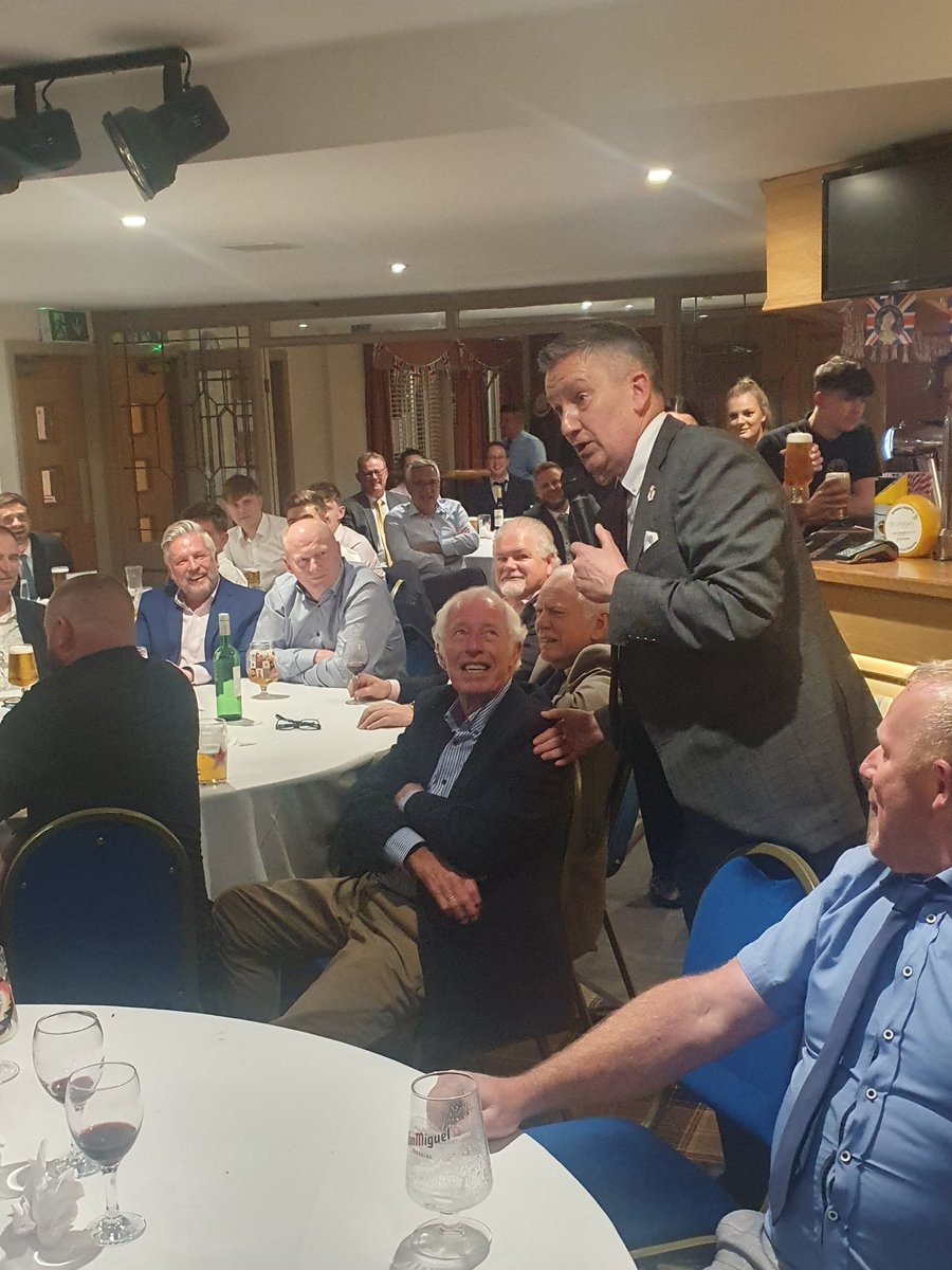 NewLongtonSSC's tweet photo. What a night we had at the sportsman's Dinner! 🍻 Must be some sore heads today 👀😂
Thanks to all that came and supported the event, especially @curtiswoodhous8
@emmo99 for entertaining us 👏
 Thankyou to my AMAZING team that worked so hard as always! https://t.co/eaVGy4MjBy