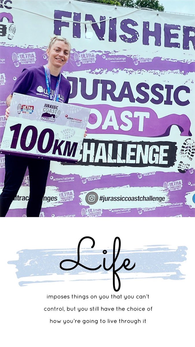 TODAYS MOOD 💜🙏🏻

@Willow_Fdn @UltraChallenges @ThisGirlCanUK @SU2CUK @thismorning @loosewomen @ThisisDavina 

#cancersurvivor #cervicalcancer #willowfoundation #specialdays #jurassiccoastchallenge #100km #earlymenopause #medicalmenopause #HRT #thisgirlcan #givingback