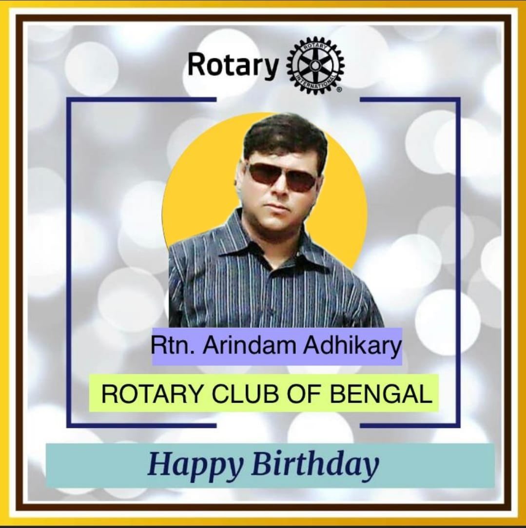 RTrailbrazers's tweet photo. Wishing a very happy birthday to Rtn Arindam Adhikary from the entire of RC Bengal. #rotaryinternational #Rotary #RotaryServeToChangeLives #rotaryindia #RotaryResponds #rotaryindia #ImagineRotary #JenJonesRotary #Rotary #Shekhar_Rotary #rotaryopensopportunities #RotaryResponds https://t.co/asGVSmKwd6