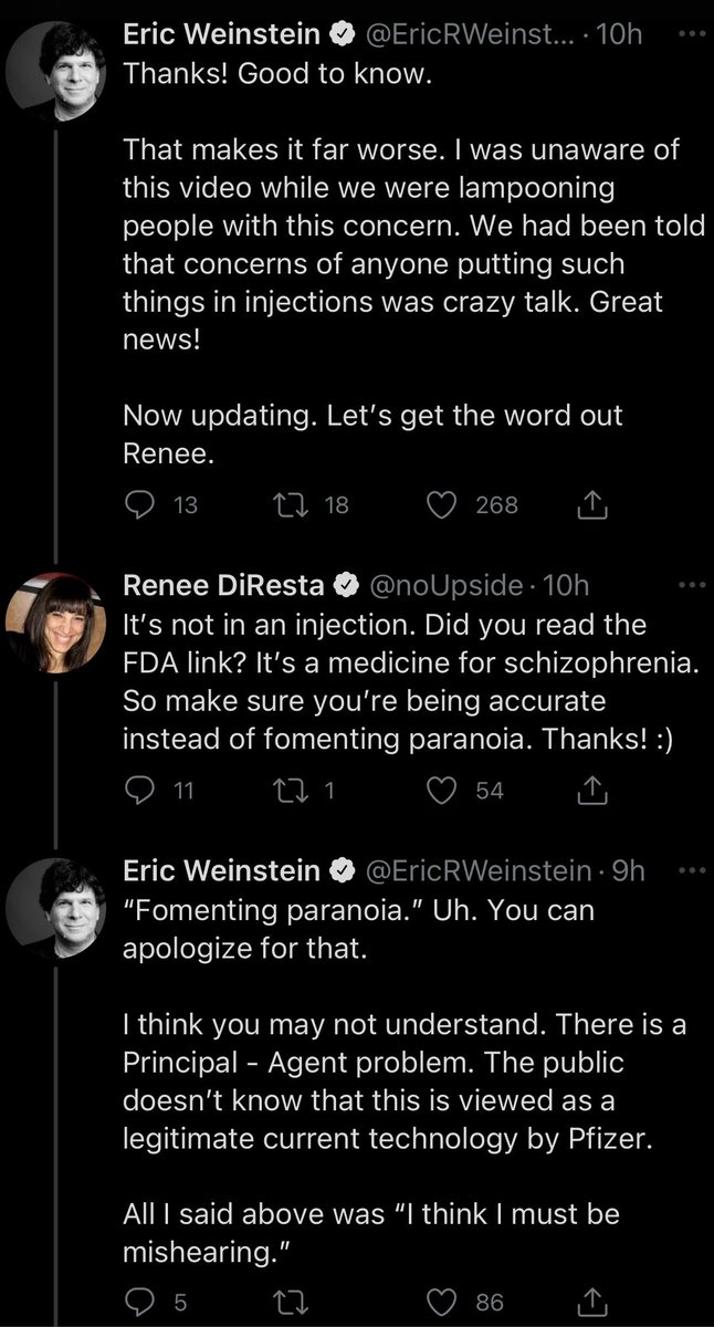 C_Kavanagh's tweet photo. I call this one ‘Disinformation researcher interacts with high profile Conspiracy Peddler’. @noUpside doing the lord’s work. https://t.co/Vx9XstUn8o