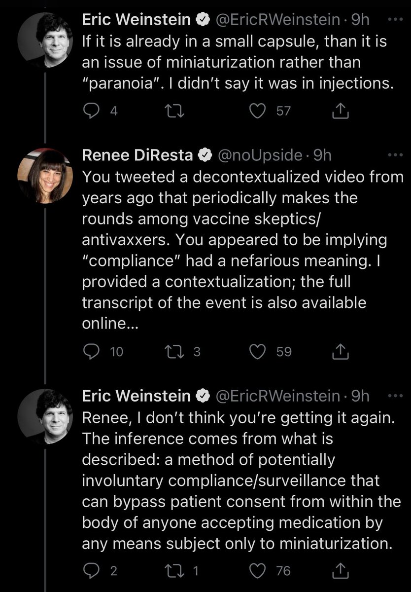 C_Kavanagh's tweet photo. I call this one ‘Disinformation researcher interacts with high profile Conspiracy Peddler’. @noUpside doing the lord’s work. https://t.co/Vx9XstUn8o