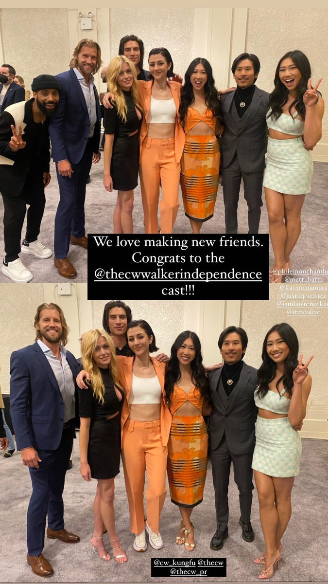 TMI_Uruguay's tweet photo. #CWUpfront @CWWalkerIND #WalkerIndependence #WIndy 
@Kat_McNamara @iamlawrencekao @TheRealPhilemon @katedangerfield @jarpad @ShannonNikkiD @olivialiang_ @cw_kungfu
 #WalkerFamily #WalkerLegacy 

#ShadowFam #ArrowFam https://t.co/6Hl5kp7kHs