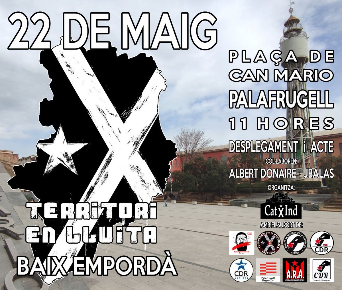 ClaraDignidad's tweet photo. Diumenge veniu a respirar esperit de lluita i resistència!
#FinsaReeixir
#Palafrugell
#NoUsTornaremaVotar
#TerritoriEnLluita ✊
@CATxIND https://t.co/eJatZheeHI