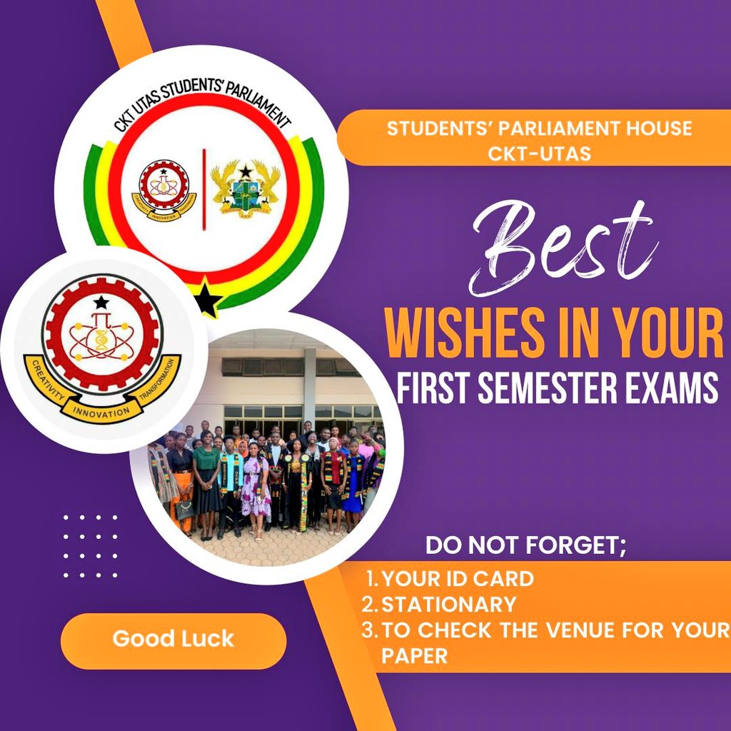 usph_utas's tweet photo. Examination is a framed form of your usual test. Examination isn't scary and it is pressure-free. Just make up your mind and motivate yourself, be courageous and prepare enough but don't forget GOD.
Through Determination and Perseverance, We shall conquer.
#usph #cktutas #Exams https://t.co/b2dl6nHM1x