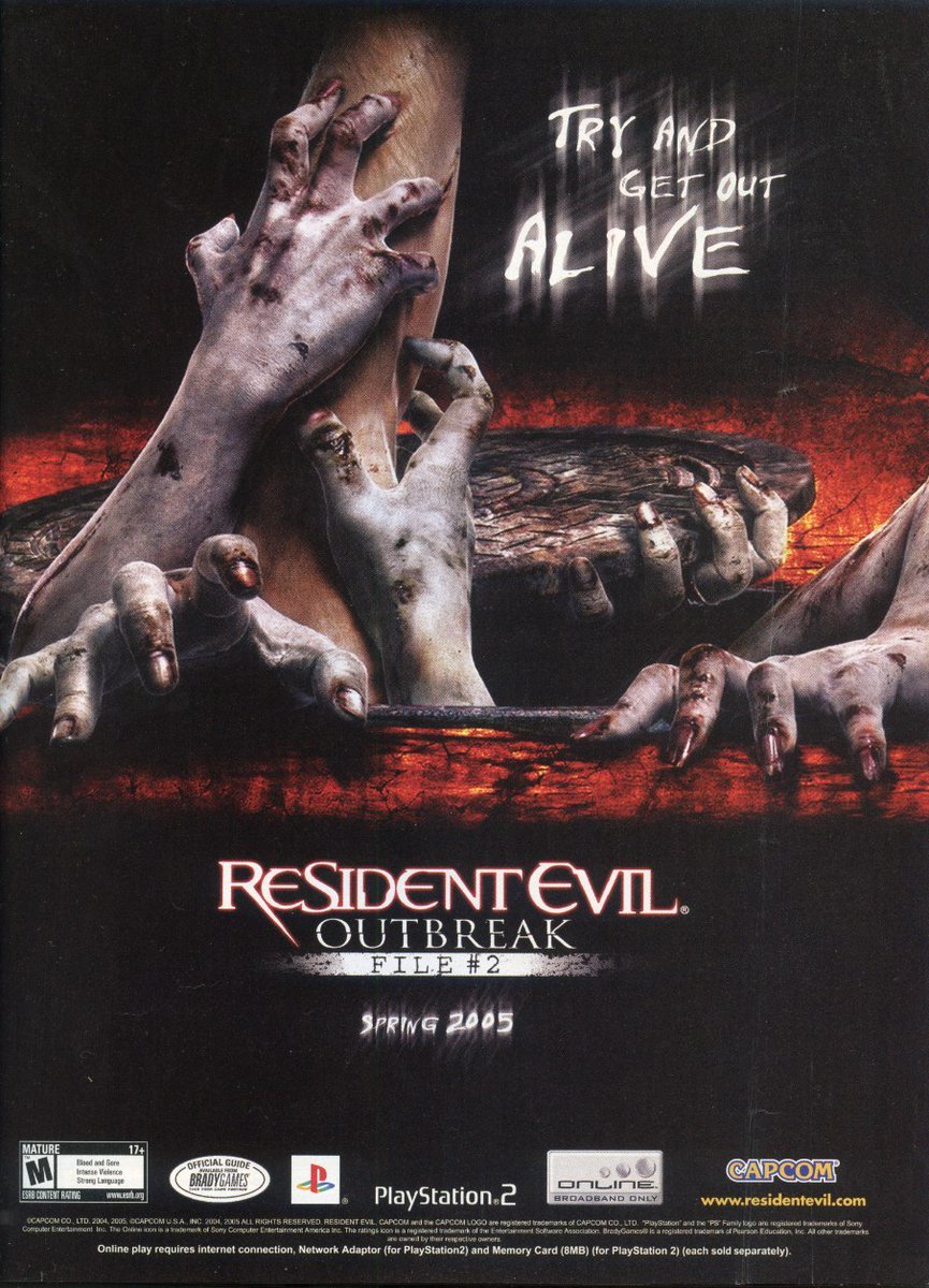 iplaygames_64's tweet photo. Classic Adverts are the best Adverts. 
I would love to see this remade as well.
#ResidentEvilOutbreakeFile2 #REBHFun #ResidentEvil #PS2Share https://t.co/yBPqqJpEsL
