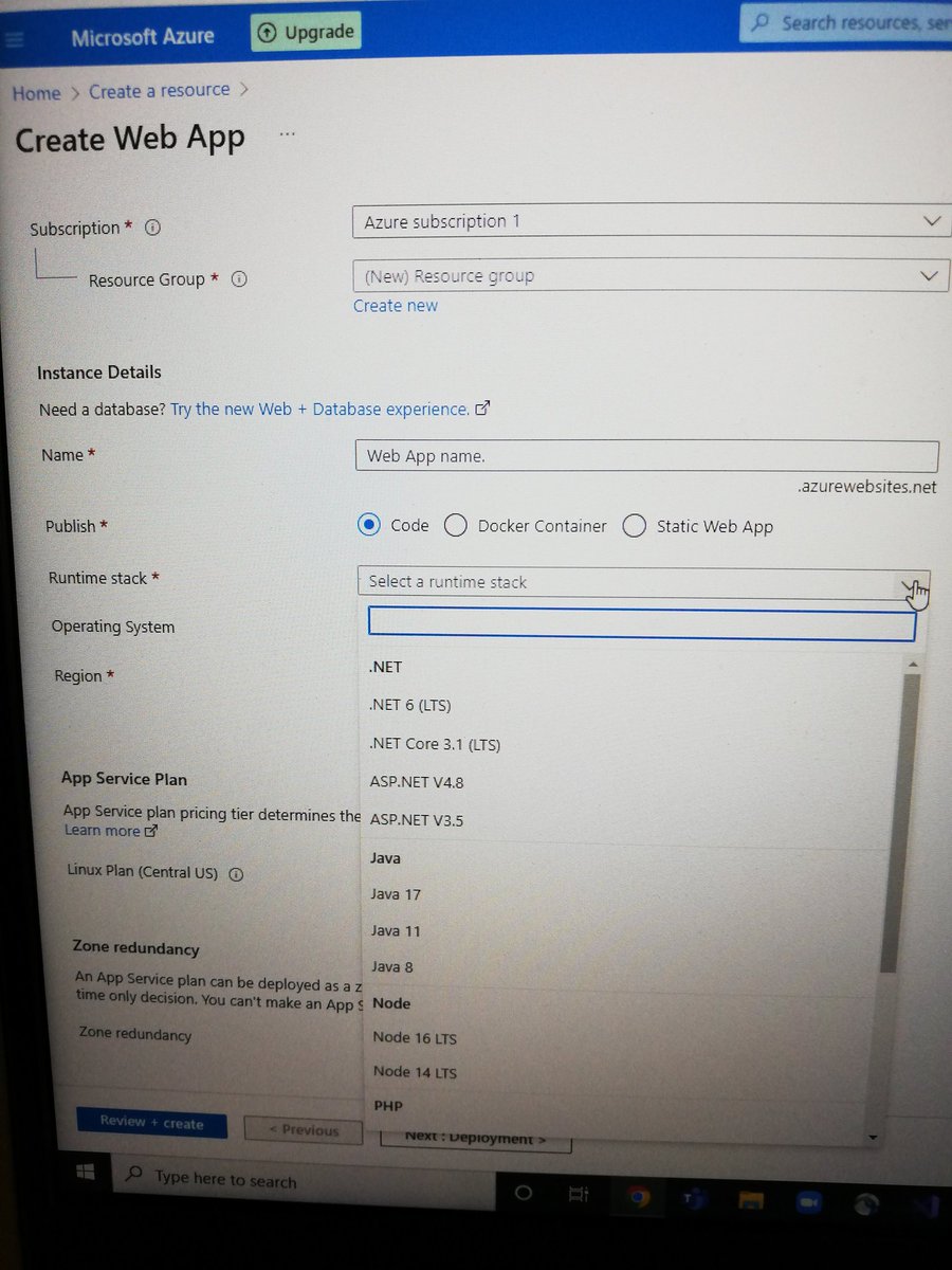 __DanielSan__'s tweet image. Looking to deploy Umbraco 9 to an Azure Web App. But can't see an option for .NET 5 under Runtime stack, only .NET 6 & .NET Core 3.1. What option should I select, am I missing something here? 🤔
#umbraco #umbraco9 #azure #azurewebapp