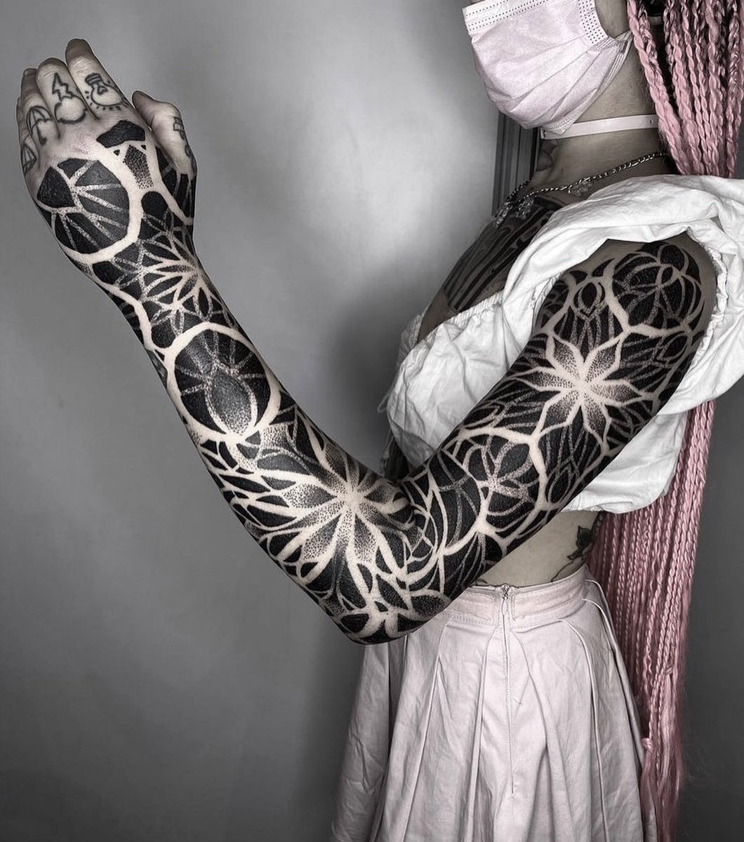 Details more than 70 negative space blackout tattoo latest - thtantai2