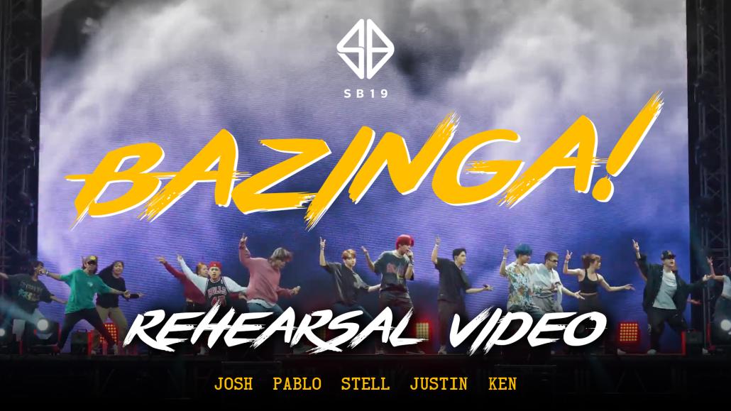 SB19Official's tweet photo. 🔔BAZINGA Rehearsal Video

Premiering NOW on the SB19 Official YouTube channel
🔗 https://t.co/OjlvgHWsDo

SB19 BAZINGA RehearsalPREMIER
#SB19 #Bazinga_SB19 #2022PPOPCon #SB19RehearsalVideo https://t.co/OJU7JAWGRh