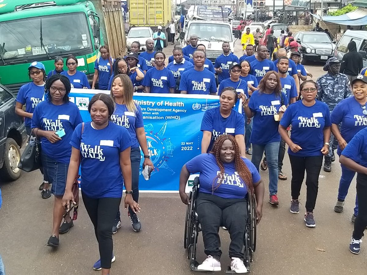 action_edo's tweet photo. #Walkthetalk2022
The health for all Challenge live in Benin-City. Come out all. If you are sitting, you are wrong, if you are looking you are wrong. Walk Walk Walk https://t.co/Fy1xHNVRs6