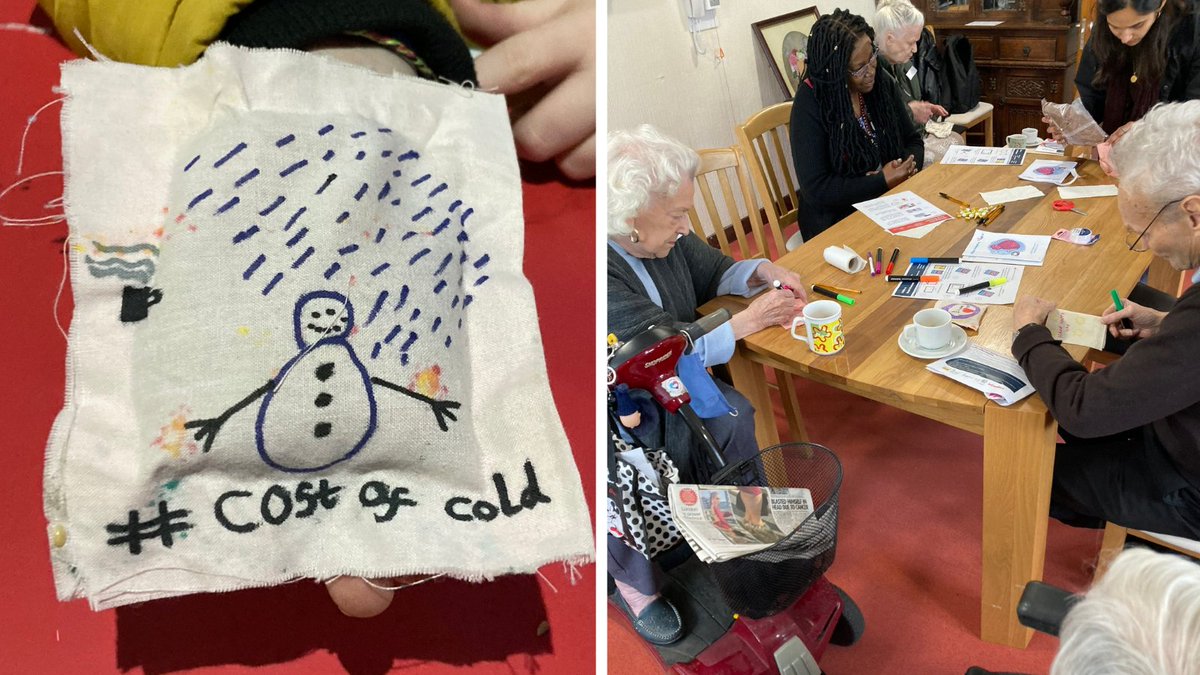 age_uk's tweet photo. Thank you to @incommonlondon for supporting our #CostOfCold campaign, who worked with younger people to deliver 190 hand warmers and our Winter Wrapped Up guides to their older neighbours, to raise awareness of the #CostOfLivingCrisis
Find out more ๐ https://t.co/pxeHG5LIps https://t.co/PqG6ljm8Hn