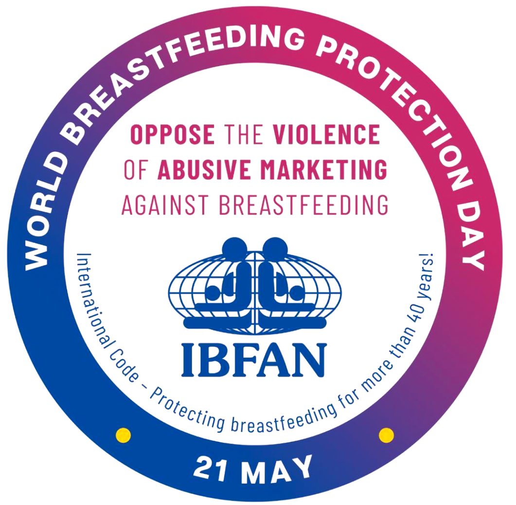 41 years ago today - the International Code of Marketing of Breastmilk Substitutes was adopted to protect the health and lives of babies. #bmscode #EndExploitativeMarketing