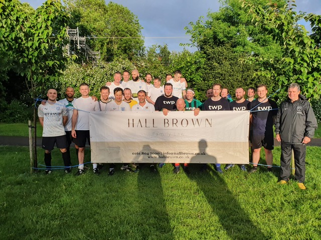 Played in a five-a-side tournament during Alderley Edge May Fair yesterday. Some decent players on other teams. One, in particular. Turned out it was <a href="/GeorgeAbbey15/">George Abbey</a> (second left), who played for Nigeria at AFCON 2004. An honour sharing the same (small) pitch with you George