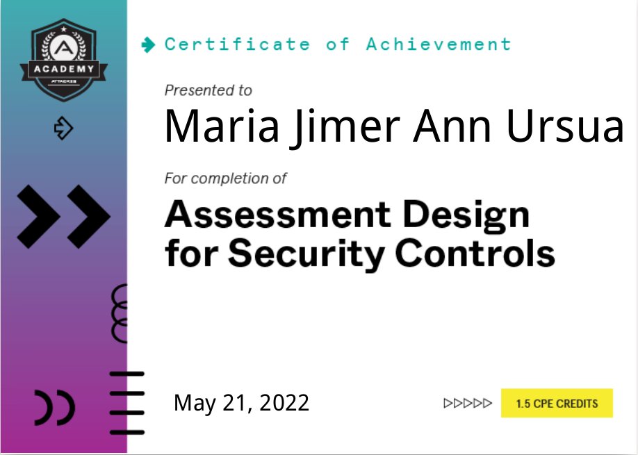 JimerAnn's tweet photo. Assessment Design for Security Controls
Thank you @AttackIQ
#InformedDefenders & #AttackIQAcademy
#BlueTeamManagement #Cybersecurity #CybersecurityManagement #CybersecurityOperations #PurpleTeam #RedTeamManagement https://t.co/al2aaVz7V2