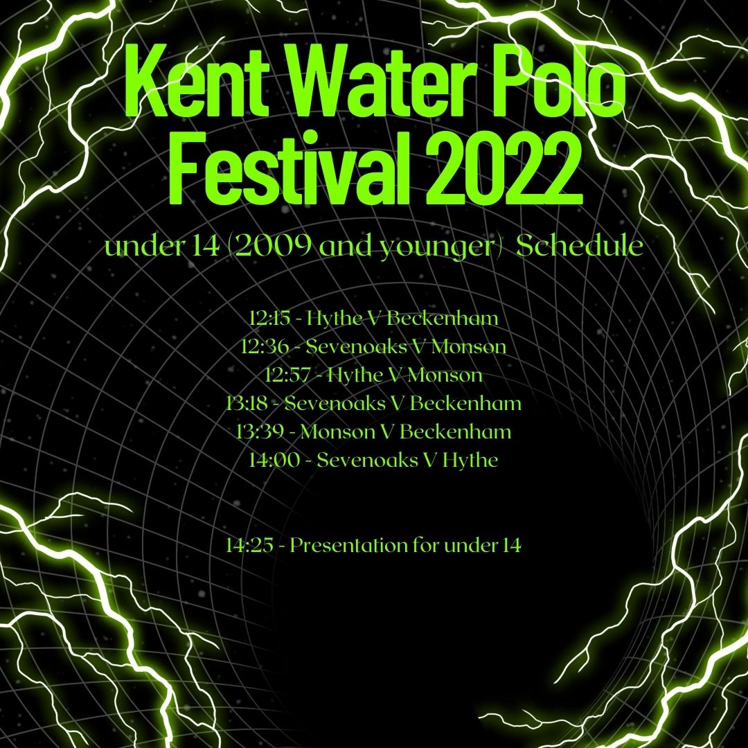 KentWaterPolo's tweet photo. To day is the Kent festival, good luck to all teams. Please see updated schedule below https://t.co/JT46B34HG1