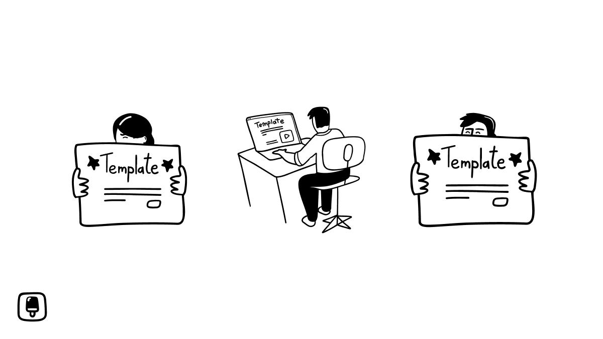 Free <a href="/NotionHQ/">Notion</a> illustrations designed for template creators. You can use them on your portfolio websites or <a href="/gumroad/">Gumroad</a> pages for example.

Like or retweet and get them into your DMs instantly 🎉