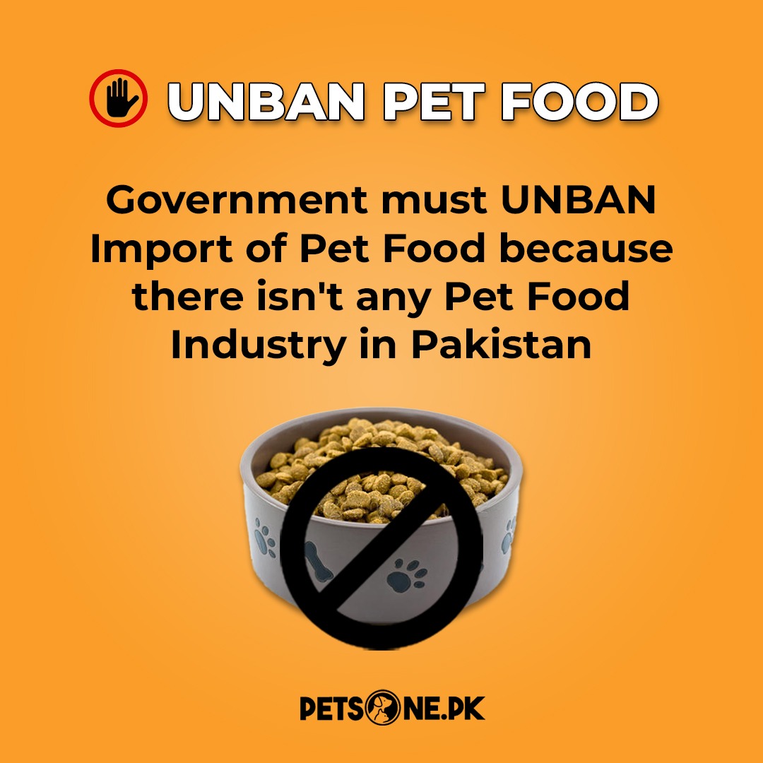 PetsOnepk's tweet photo. Pet food is a necessity, it’s not a luxury. When you are not at home for many hours or even days, pets survive on pet food which don’t go stale even after days while chicken or any other food go stale. #petfood #petfoodmatters #petfoods #unban_pet_food https://t.co/pIvIxymhhh