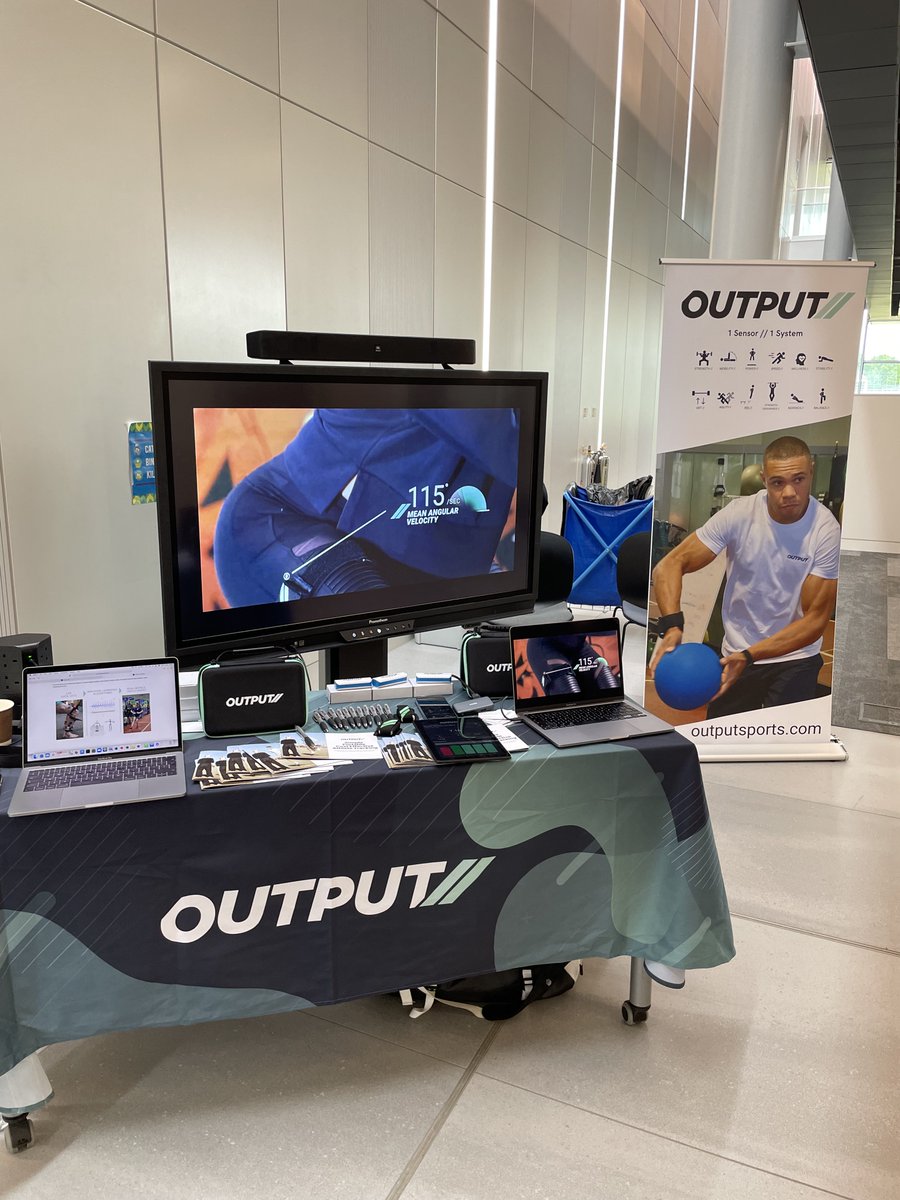 E_KinsellaKent's tweet photo. Excited to be at @leedsbeckett today for the Football Research Conference. Great line up of speakers for the day!
Feel free to stop by our stand if you're interested in learning more about @OutputSports!

@Carnegie_Sport #sportstech #Output #OutputSports #Conference https://t.co/sLWKwLoMcs