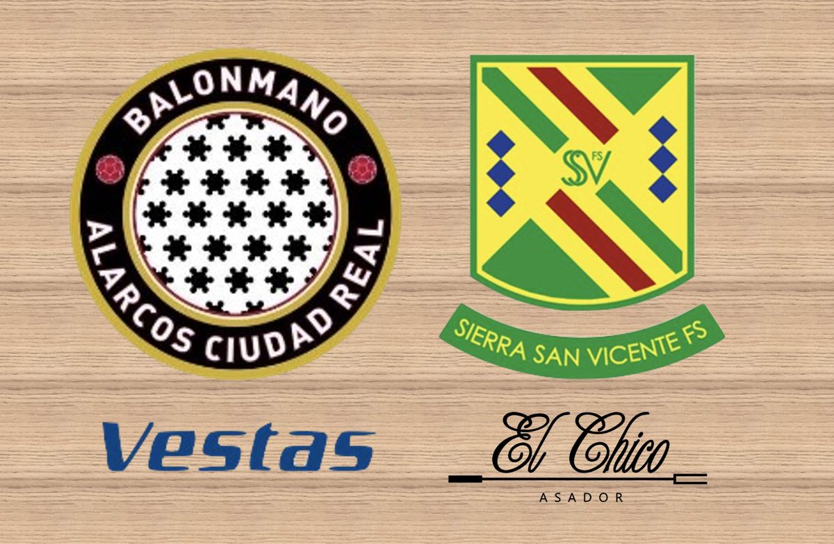 AlarcosFS's tweet photo. ⚽️ FÚTBOL SALA
🏆 Tercera División grupo XV
📅 Jornada 30
domingo 22 de mayo
⏲️ 13:00
🆚 SIERRA SAN VICENTE F.S.
🏟️ P.M. Príncipe Felipe (Ciudad Real)
@Vestas 
@asadorelchico 
@ssv_fs https://t.co/wcQDD8UkvI