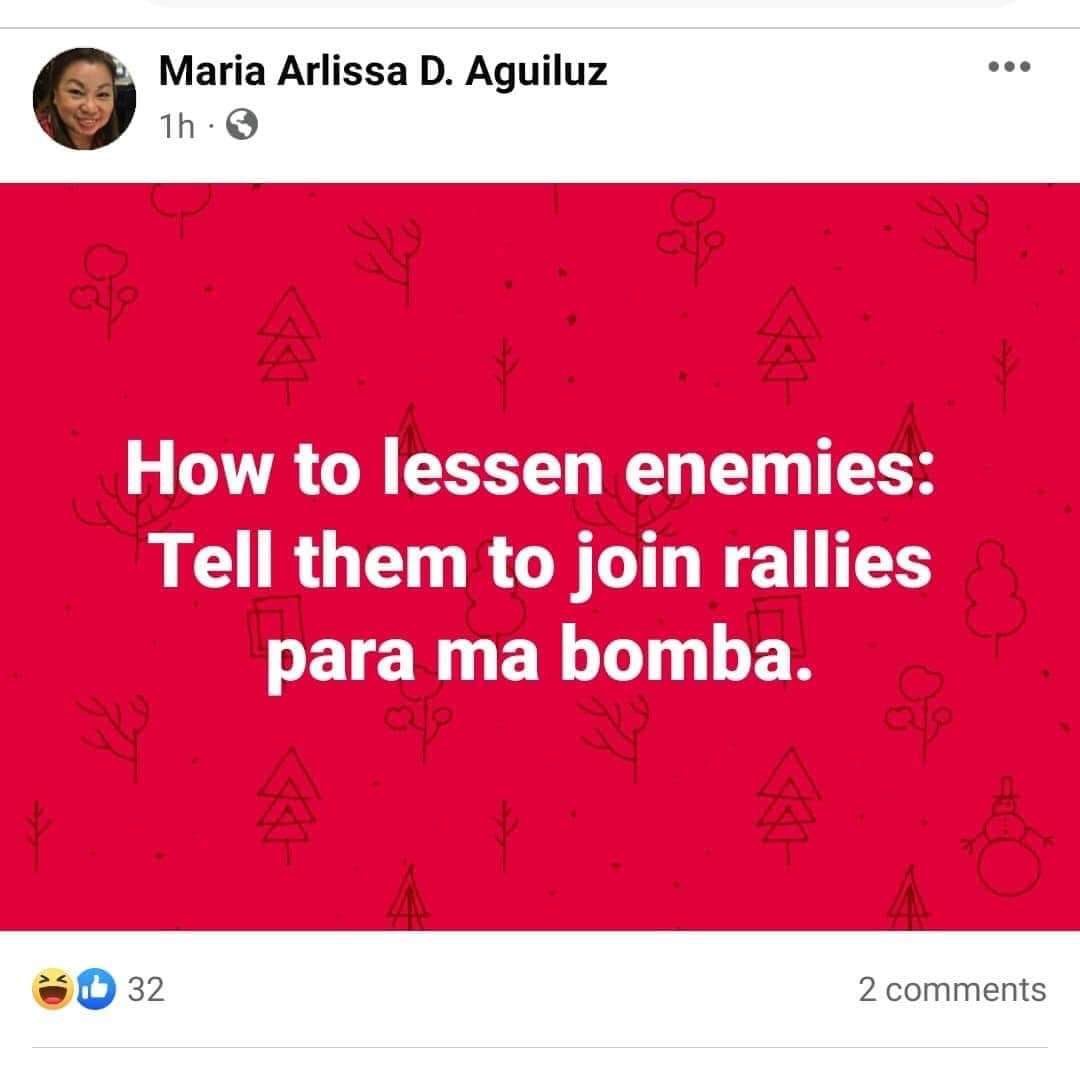 Dinelete niya na pero ang lala. Dating member ng UP Board of Regents tapos ganito mag-isip?