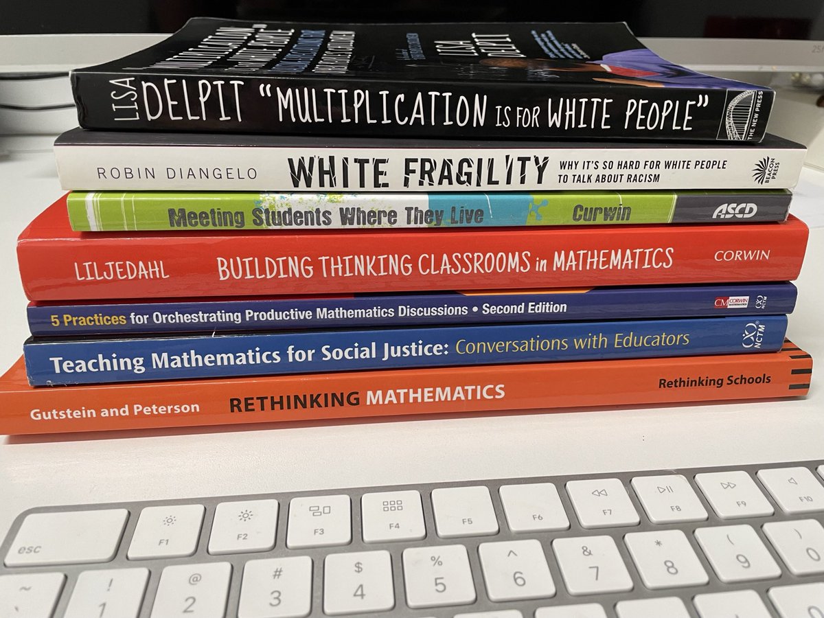 JamiFriedrich's tweet photo. Re-reading some of my favorites as I plan for facilitating a professional development with @GEARUP_UTC this summer! What else should be on the recommended book list for culturally responsive mathematics in urban schools?! https://t.co/cSGNnZDj5z