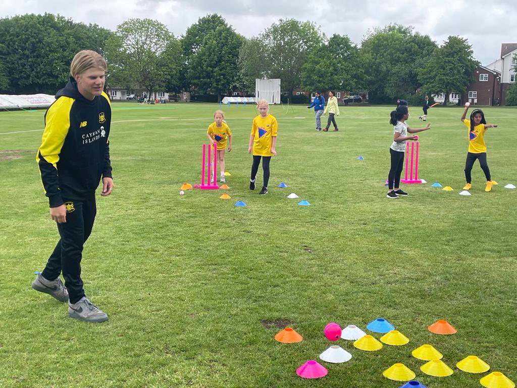 Gloucestershire Cricket ๐ (@gloscricket) on Twitter photo Gloucestershireโs Dom Goodman and Luke Charlesworth spent their Saturday morning with <a href="/DynamosCricket/">Dynamos Cricket</a> and <a href="/allstarscricket/">All Stars Cricket</a> at @bradleystokecc ๐
Great to see so many children enjoying cricket and developing new skills ๐
#GoGlos ๐๐ค Gloucestershireโs Dom Goodman and Luke Charlesworth spent their Saturday morning with <a href="/DynamosCricket/">Dynamos Cricket</a> and <a href="/allstarscricket/">All Stars Cricket</a> at @bradleystokecc ๐
Great to see so many children enjoying cricket and developing new skills ๐
#GoGlos ๐๐ค