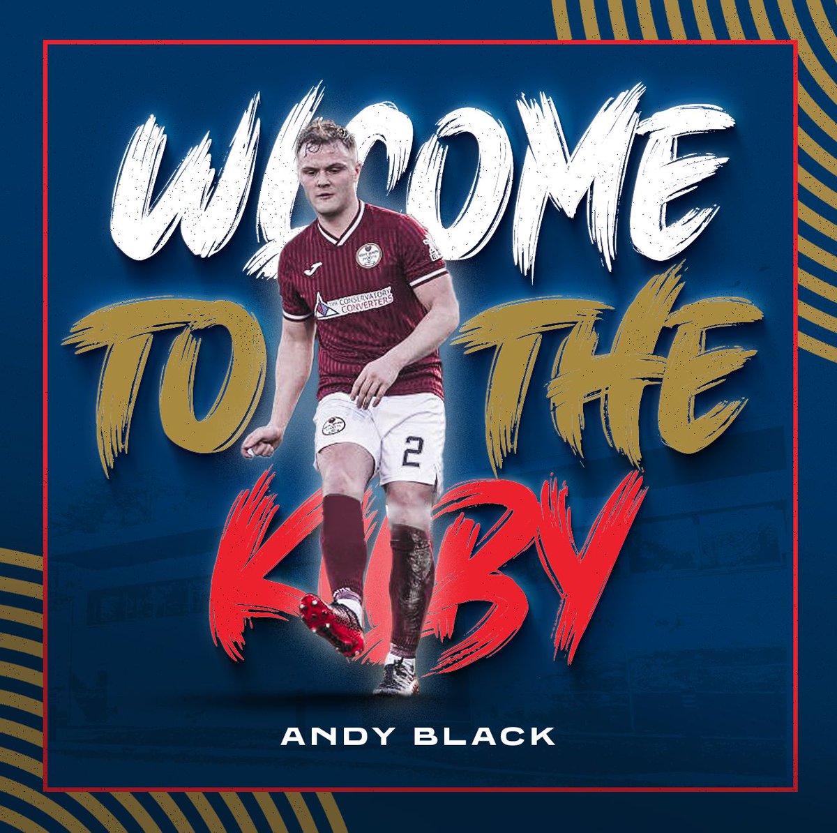 officialEKFC's tweet photo. 🔶️Andy Black ✍🏻🔷️

The Club are delighted to announce the signing of midfielder, Andy Black.

Andy joins us from League Two Champions, Kelty Hearts, having also played for Stirling Albion and Edinburgh City.

🔶️WELCOME ANDY BLACK🔷️ https://t.co/irsHtdpDop