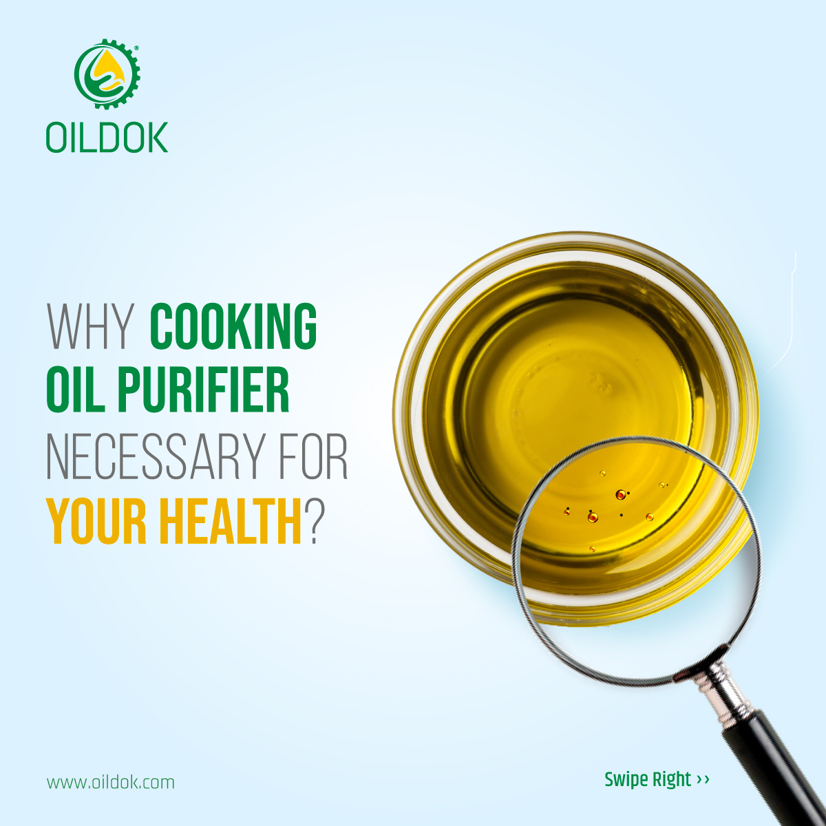 oildok's tweet photo. @oildok reduces the level of acid, neutralized the effect of chemicals &amp; impurities, and restores nutrition value in your daily #cookingoil when you purify your refined &amp; double #refinedoil with #Oildok before #cooking.

Buy Now - https://t.co/ySUvZNlHCY

#cookingoilpurifier https://t.co/naRWflImDX