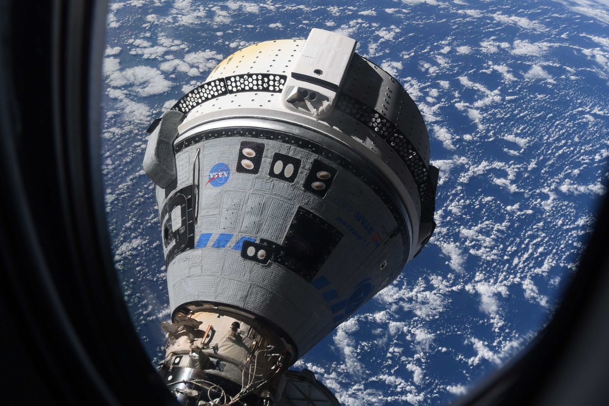 AstroSamantha's tweet photo. Welcome #Starliner ! https://t.co/F7KVIRO24c