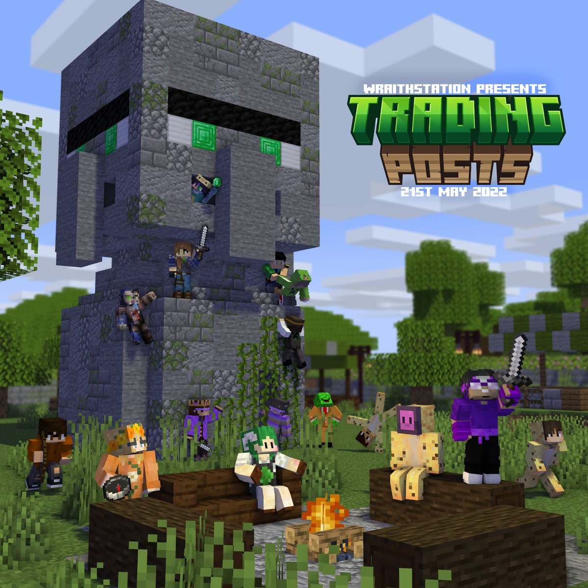 TradingPostsMC's tweet photo. It’s Trading Posts day!  Check out the website for an up-to-date countdown, and links to all your favourite streamers’ perspectives! https://t.co/6XTBGtHYwA

⚔️Complete challenges!
💰 Earn emeralds!
💎Race for riches!

- STARTS 7pm BST / 2pm ET -

#MCTradingPosts https://t.co/f1LuCVZJK5