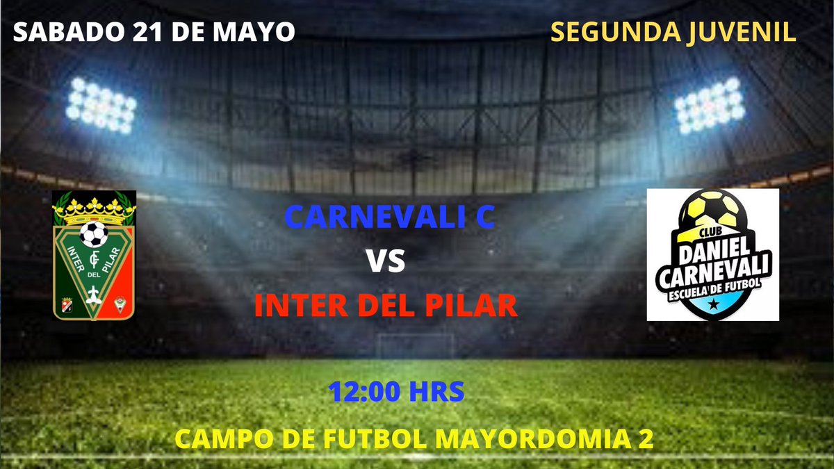 En el día de hoy juega nuestro juvenil ⚽️ 

@cdcarnevali_ 

VAMOS EQUIPO
VAMOS ÍNTER ❤🖤💚