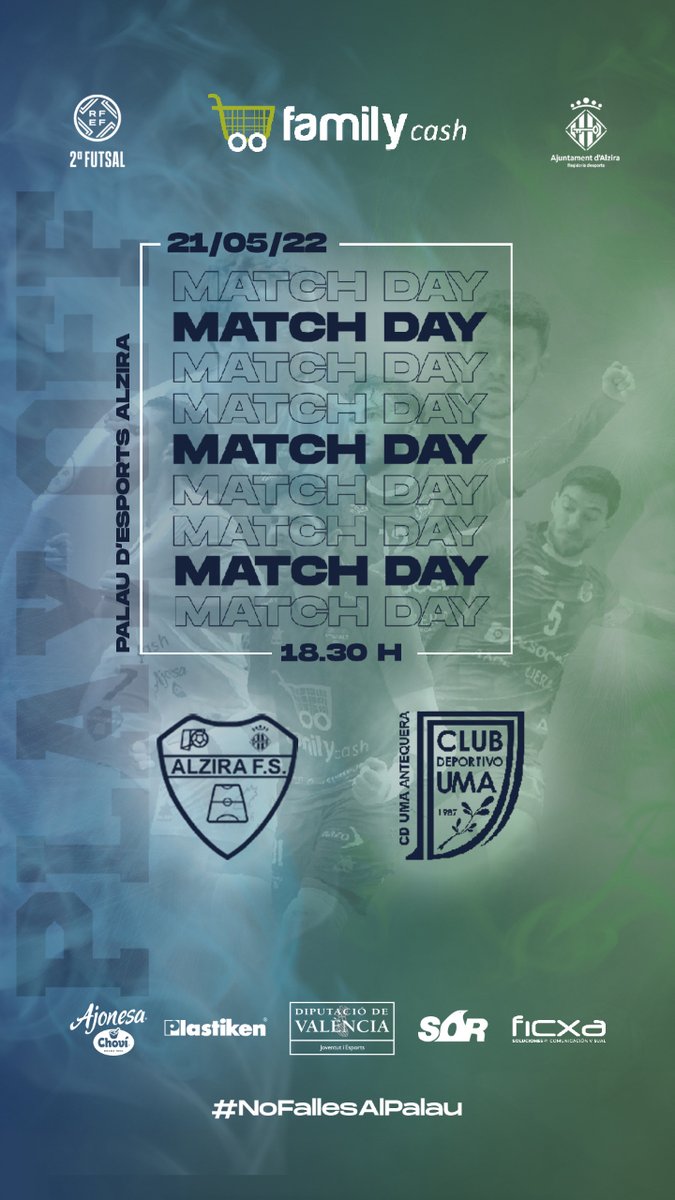 ⚔ 𝗠𝗔𝗧𝗖𝗛𝗗𝗔𝗬 · PLAYOFF de ASCENSO 🪄⚽️

🆚 UMA Antequera
🏟 Palau d'Esports
⌚ 18:30 horas 

📺 RFEF

🎟 my.mtr.cool/sczeujbytj

#NoFallesAlPalau